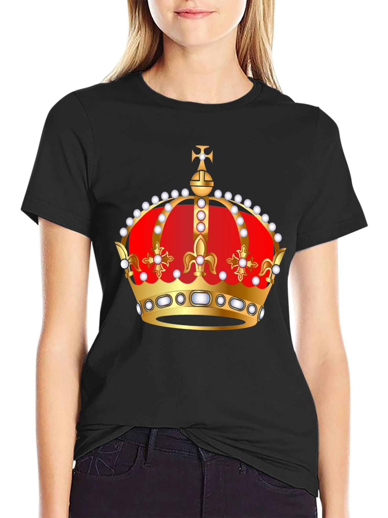 Crown Graphic Tee - Royal Style T-Shirt