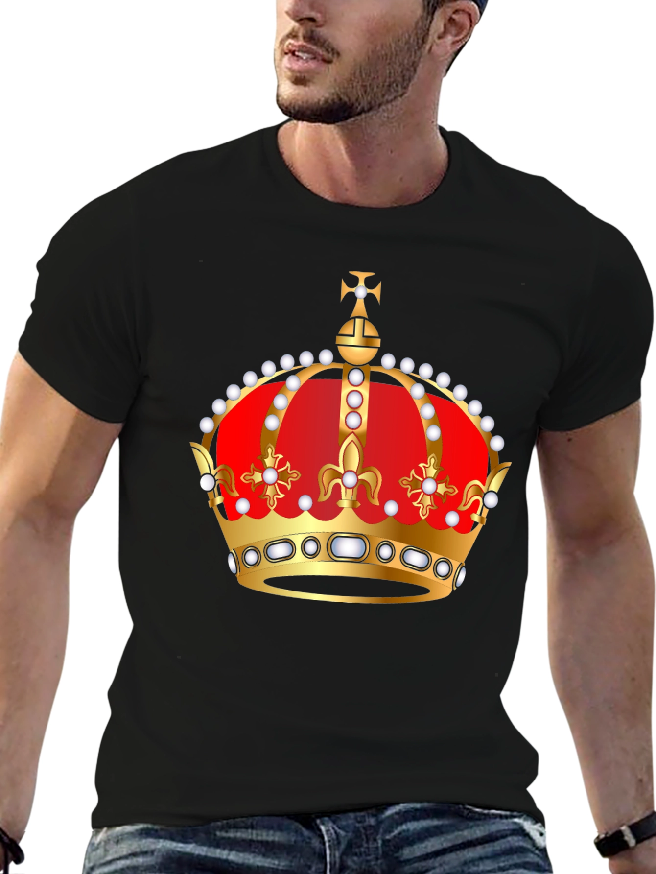 Crown Graphic Tee - Royal Style T-Shirt