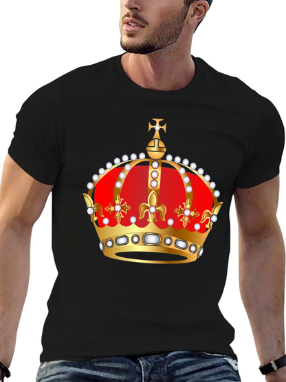 Crown Graphic Tee - Royal Style T-Shirt