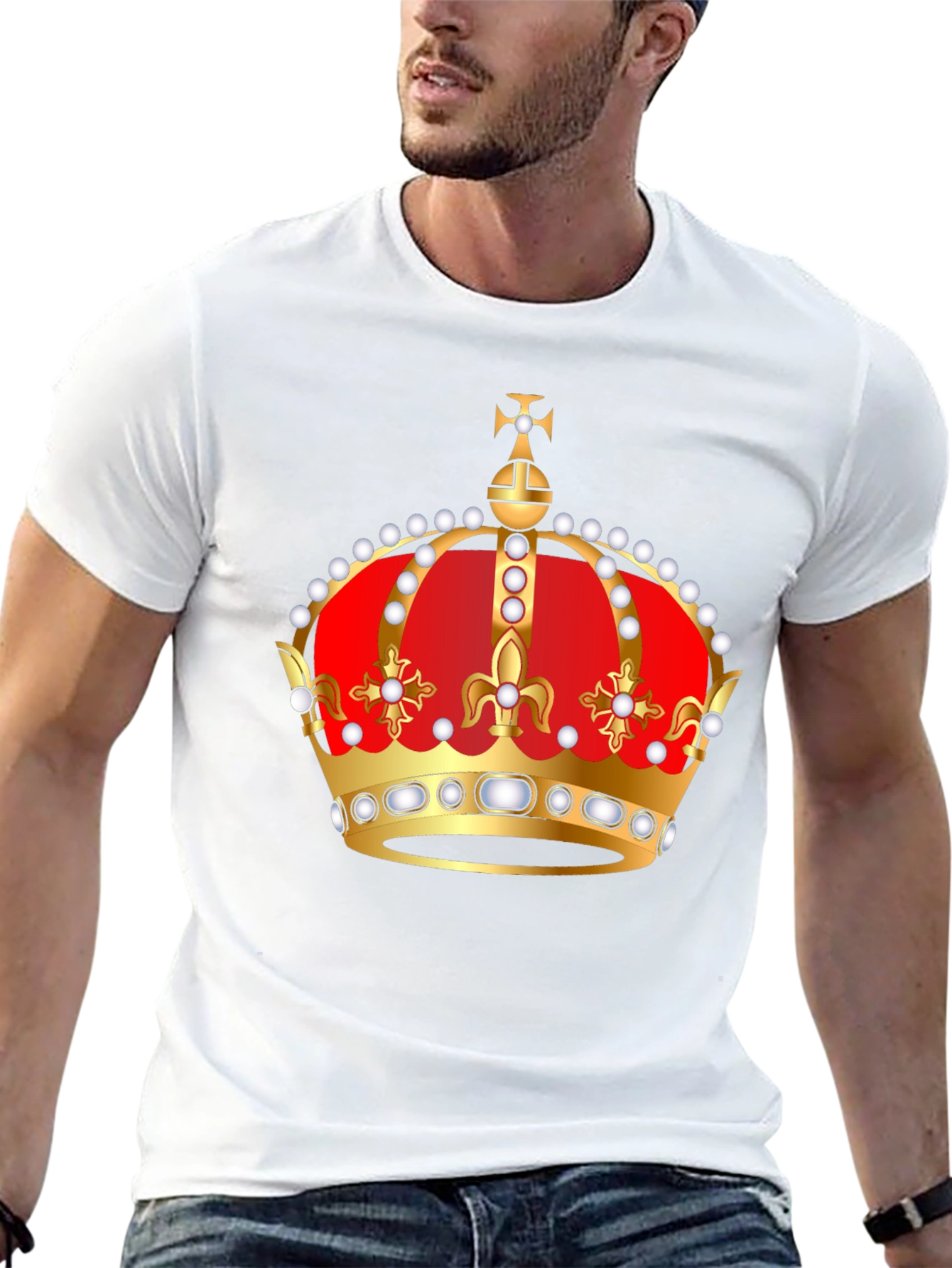 Crown Graphic Tee - Royal Style T-Shirt