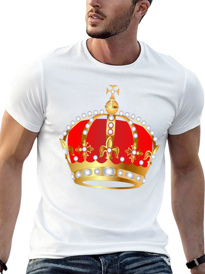 Crown Graphic Tee - Royal Style T-Shirt