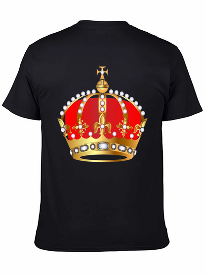 Crown Graphic Tee - Royal Style T-Shirt