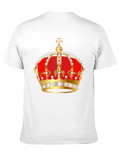 Crown Graphic Tee - Royal Style T-Shirt