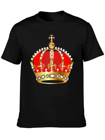 Crown Graphic Tee - Royal Style T-Shirt