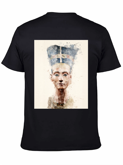 Nefertiti Art T-Shirt - Stylish Pharaoh Queen Tee