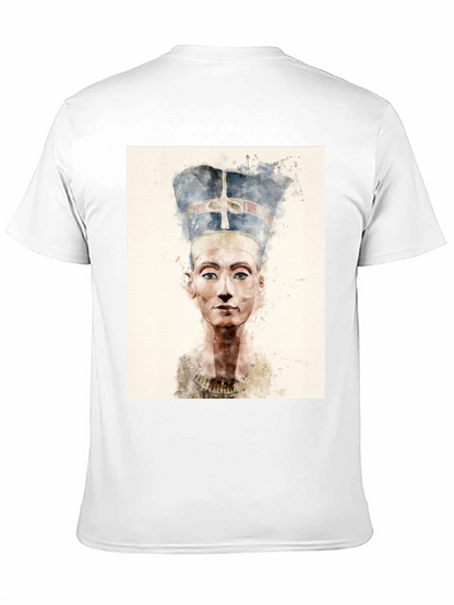 Nefertiti Art T-Shirt - Stylish Pharaoh Queen Tee