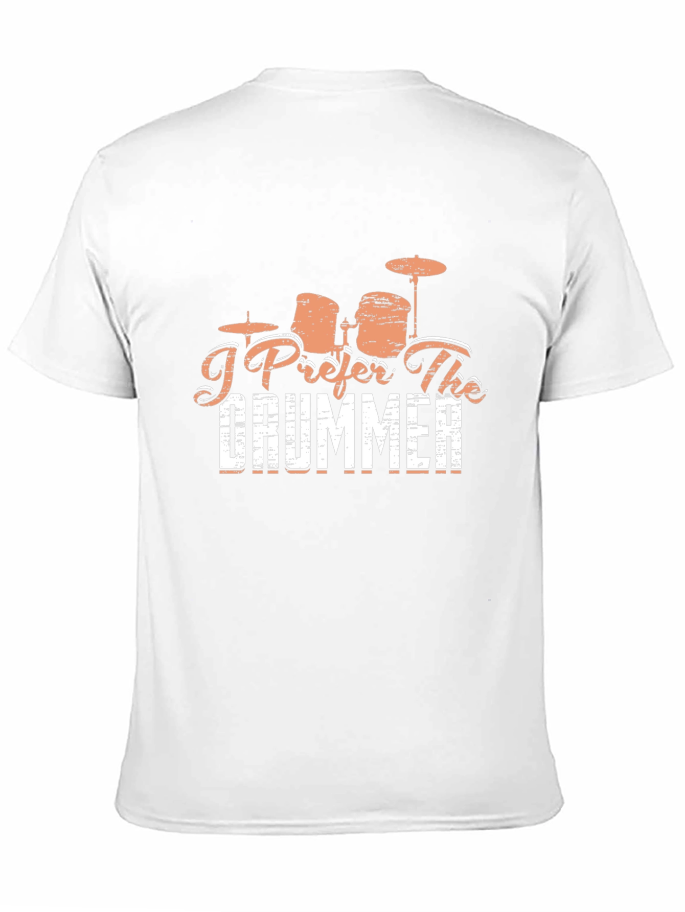 I Prefer The Drummer Black T-Shirt