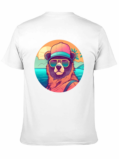 Cool Bear Graphic T-Shirt - Beach Vibes