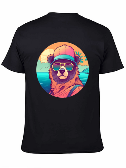Cool Bear Graphic T-Shirt - Beach Vibes