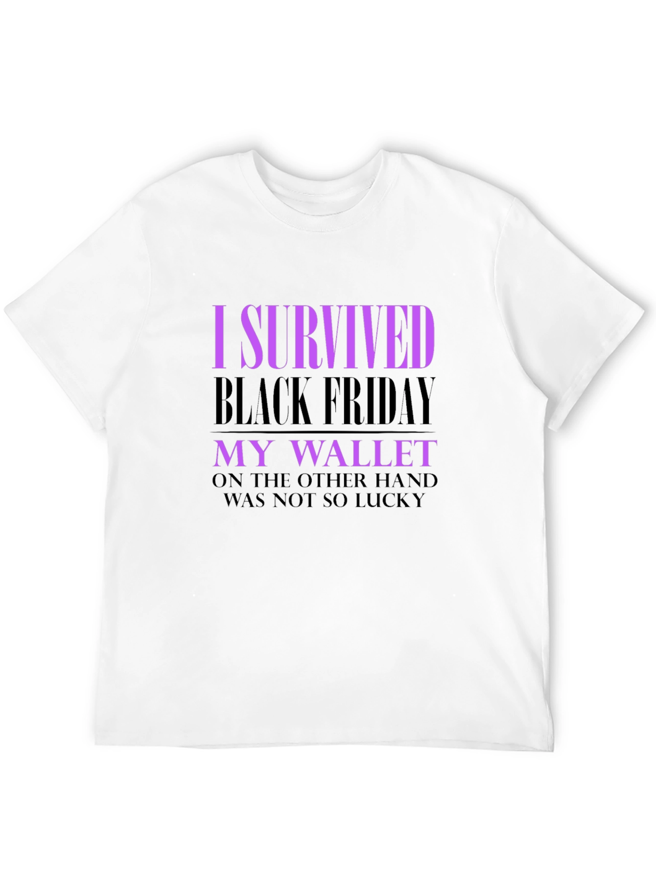 Black Friday Survivor Novelty T-Shirt