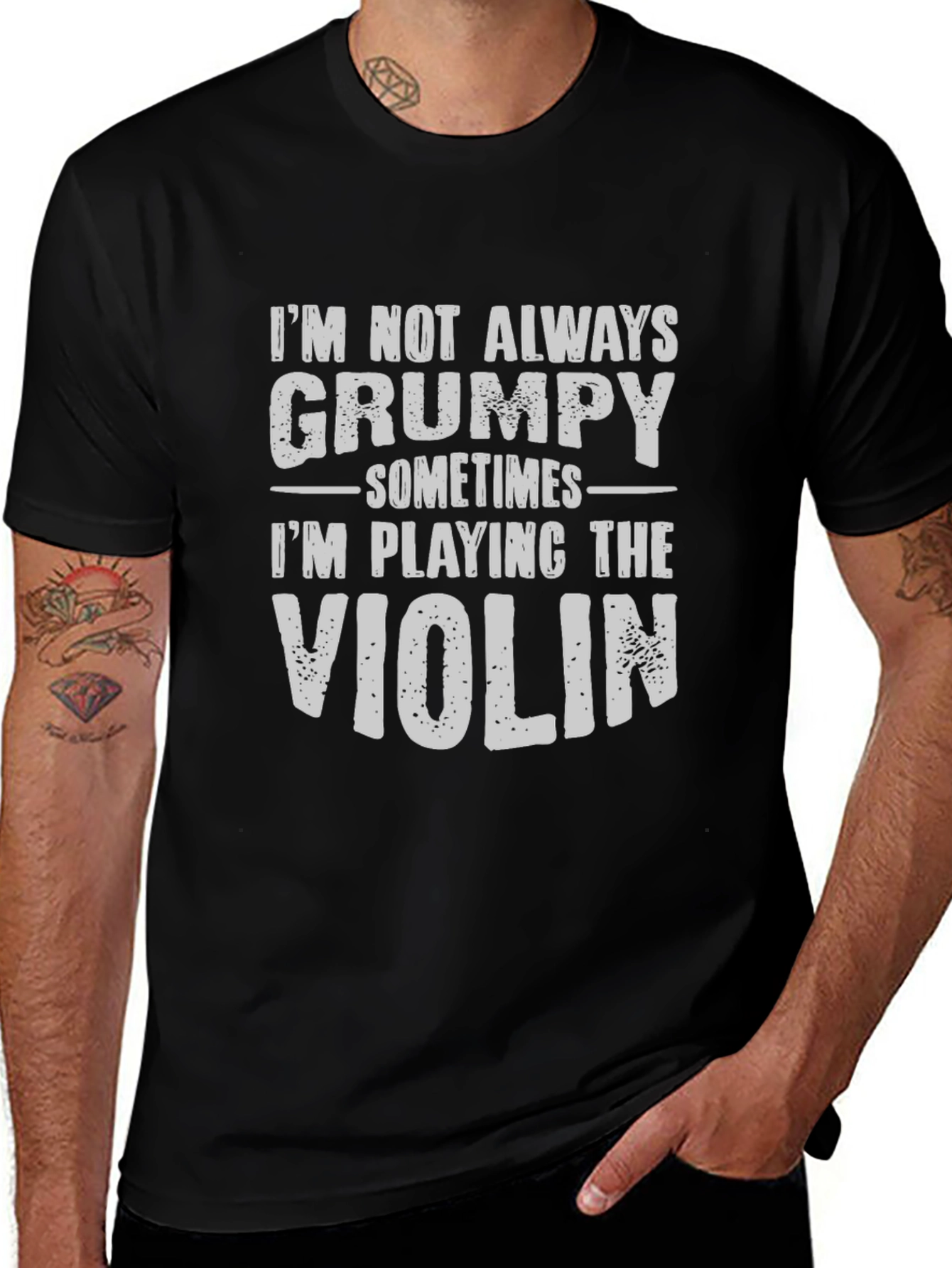 Grumpy Violinist T-Shirt - Funny Musician Tee