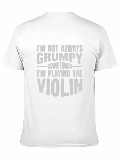 Grumpy Violinist T-Shirt - Funny Musician Tee