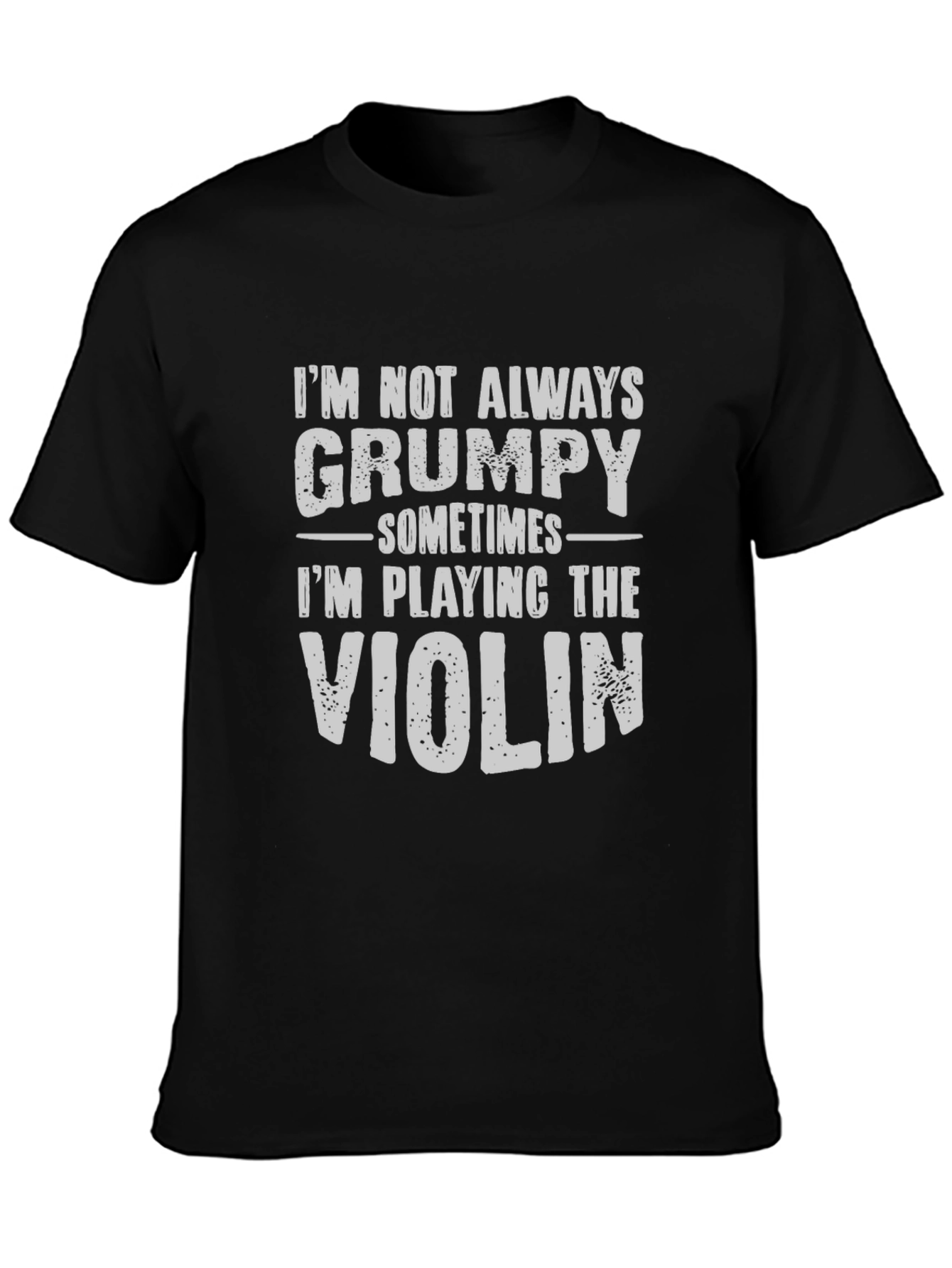 Grumpy Violinist T-Shirt - Funny Musician Tee