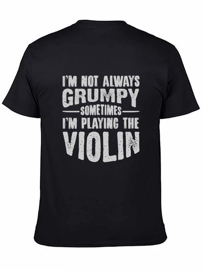 Grumpy Violinist T-Shirt - Funny Musician Tee