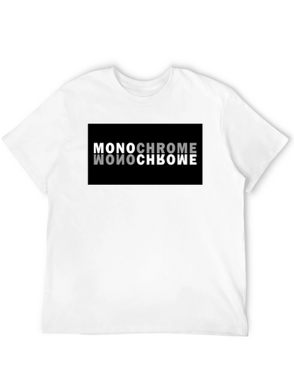Monochrome Reflection Graphic T-Shirt