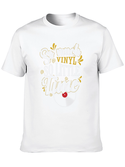 So Much Vinyl So Little Time Black T-Shirt