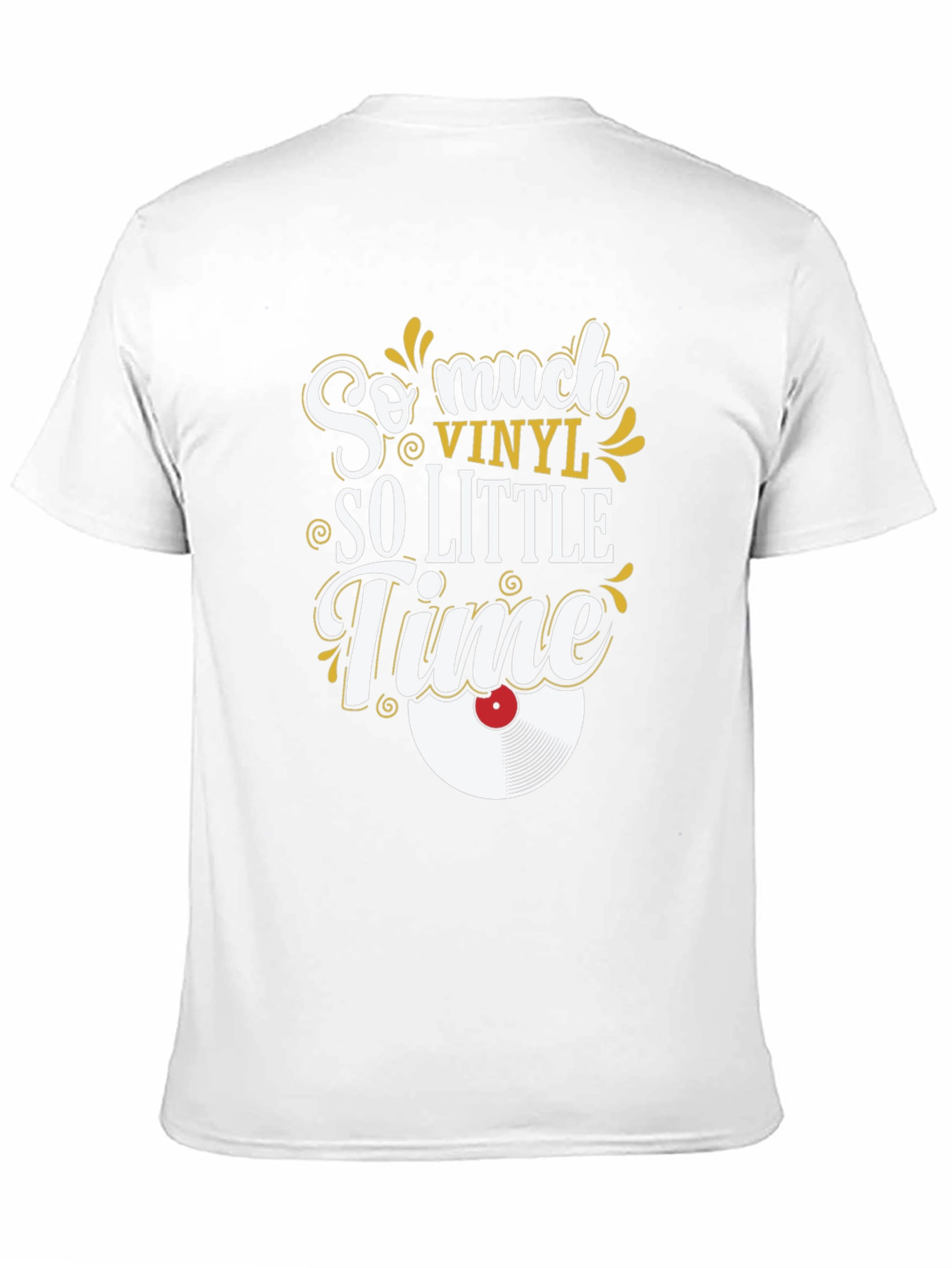 So Much Vinyl So Little Time Black T-Shirt