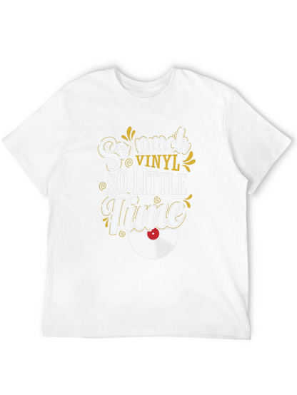So Much Vinyl So Little Time Black T-Shirt