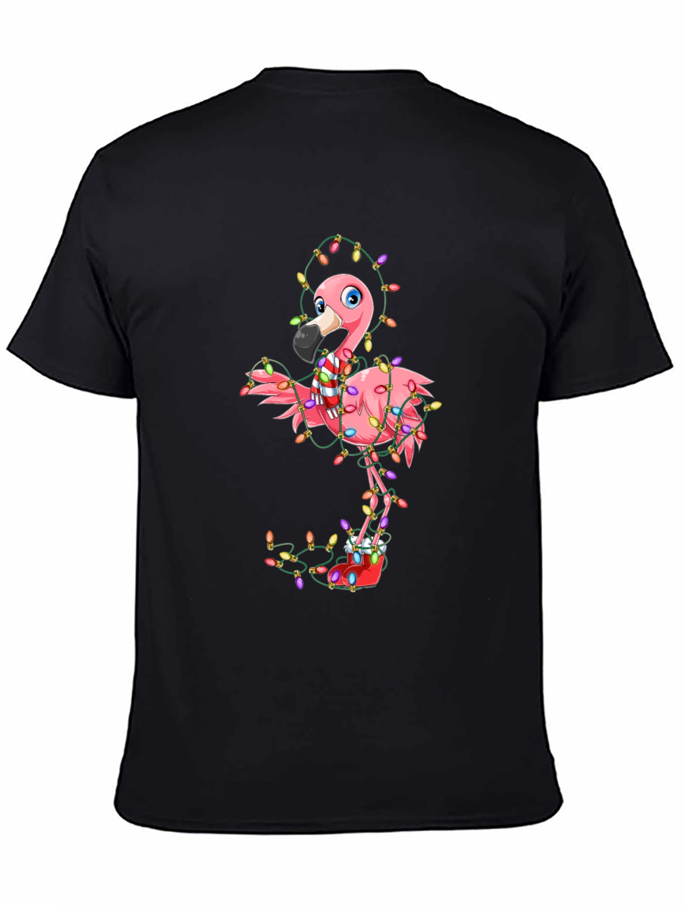 Festive Flamingo Christmas T-Shirt - Holiday Cheer!