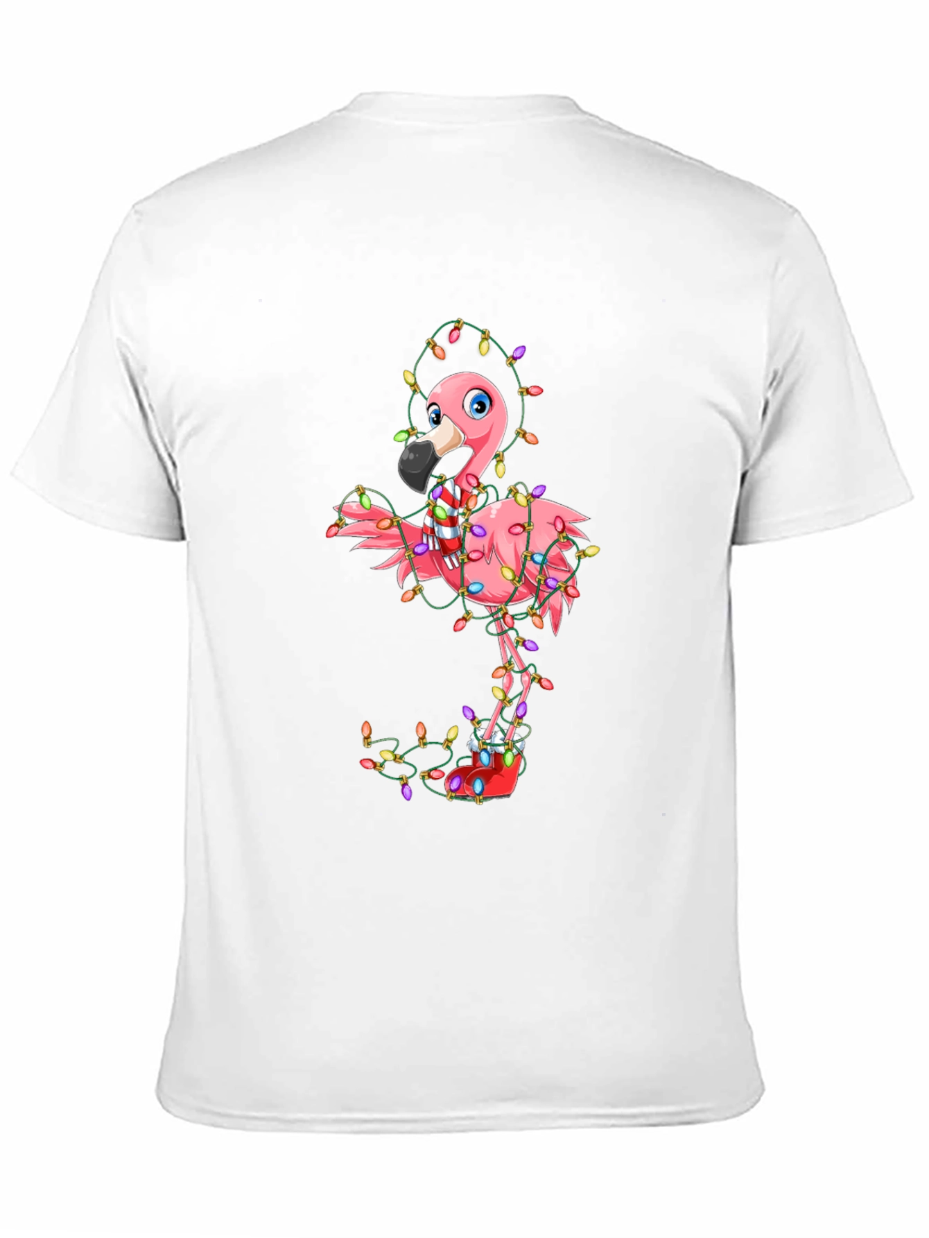 Festive Flamingo Christmas T-Shirt - Holiday Cheer!