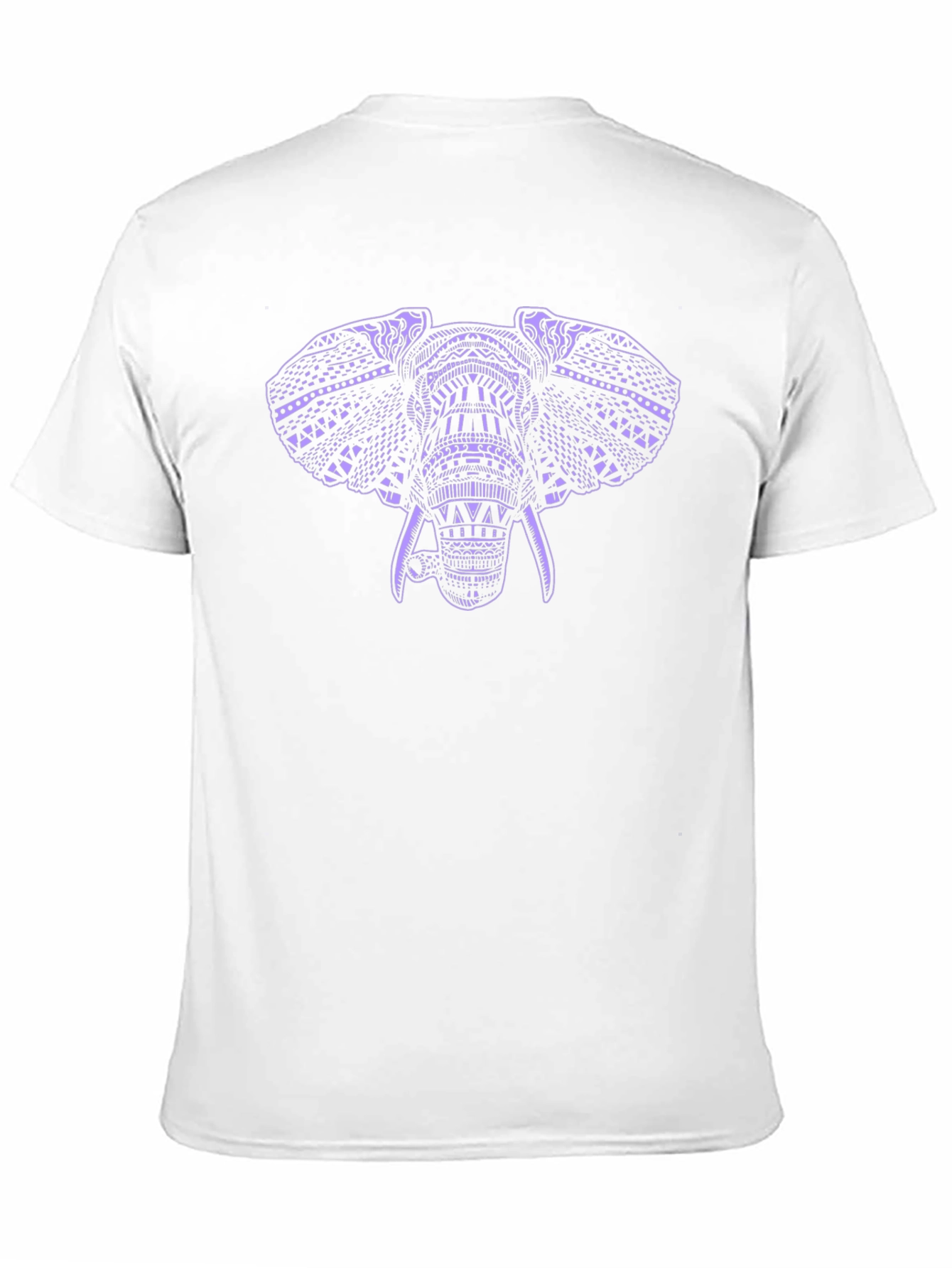 Elephant Graphic Print Black Tee
