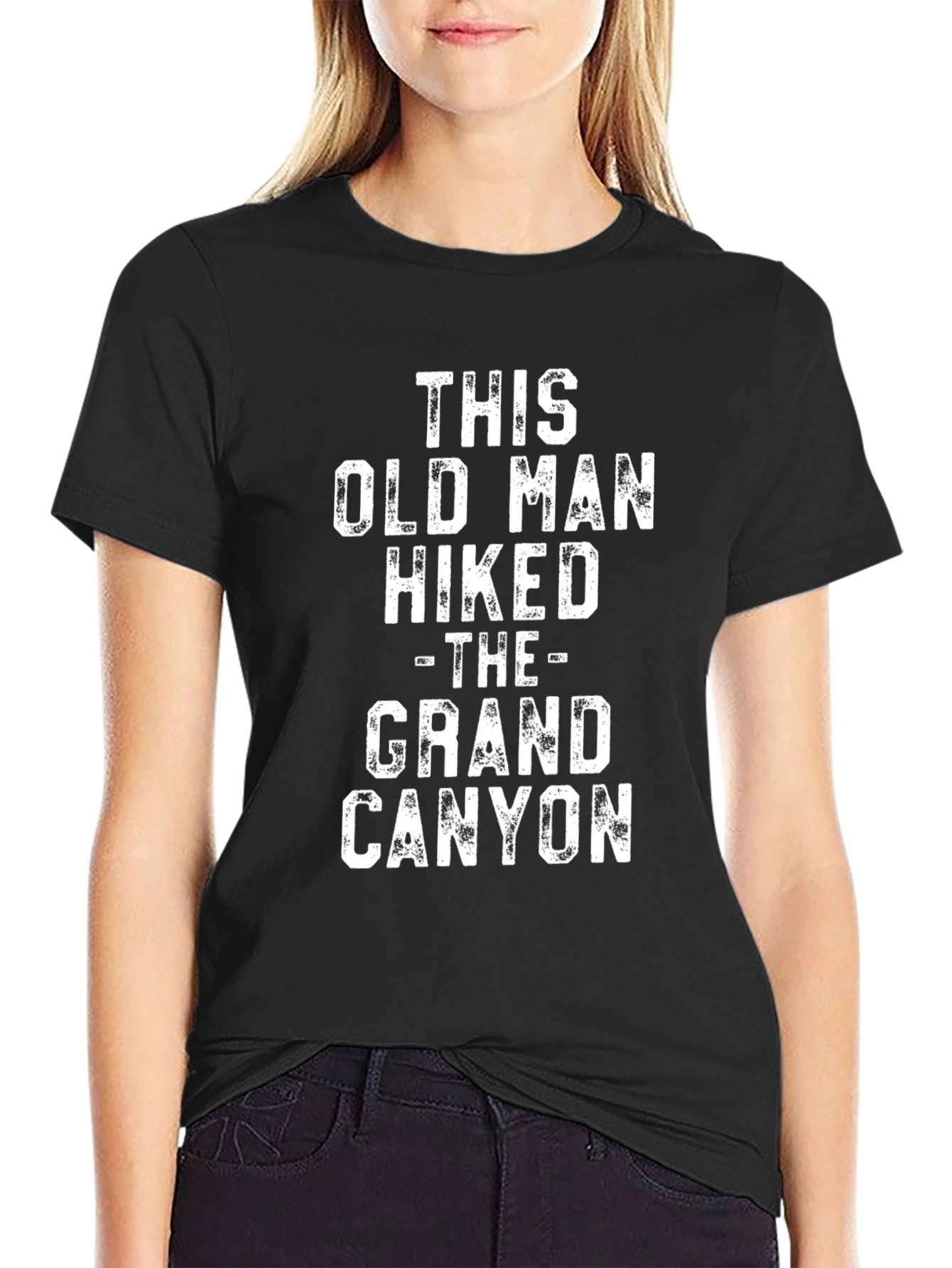 Funny Hiked Grand Canyon Old Man T-Shirt