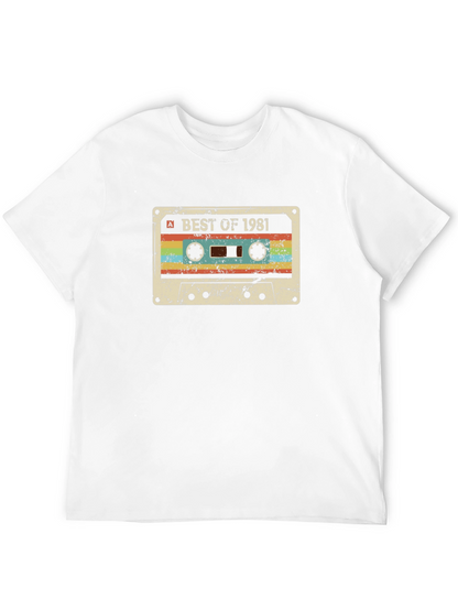 Best of 1981 Cassette Tape Graphic T-Shirt
