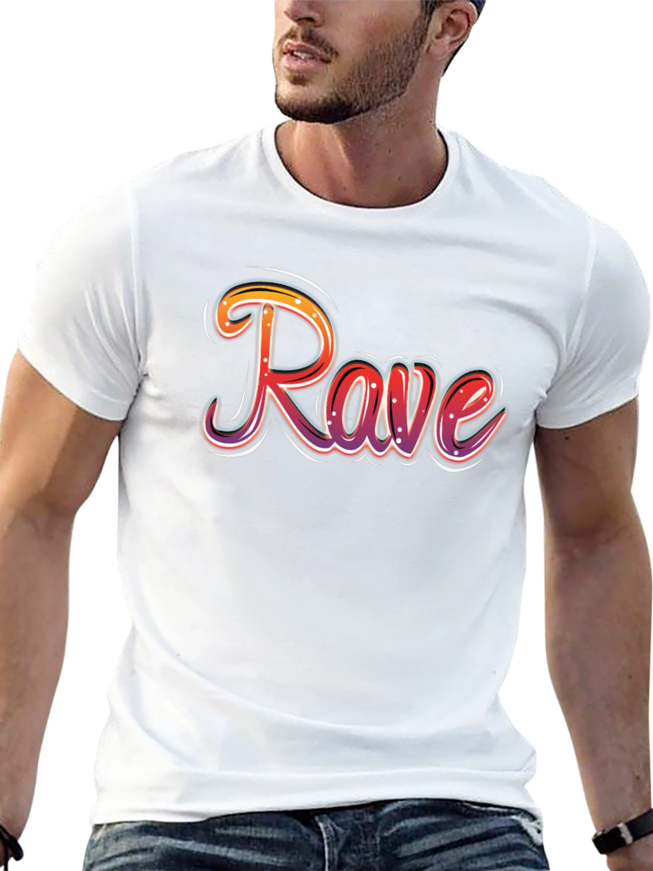 Rave Graphic Black T-Shirt