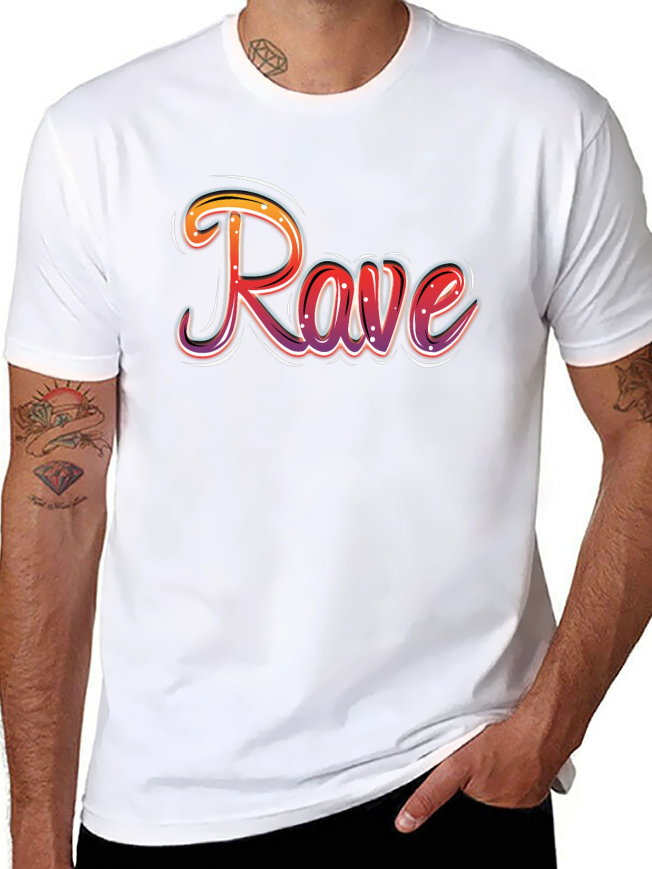 Rave Graphic Black T-Shirt