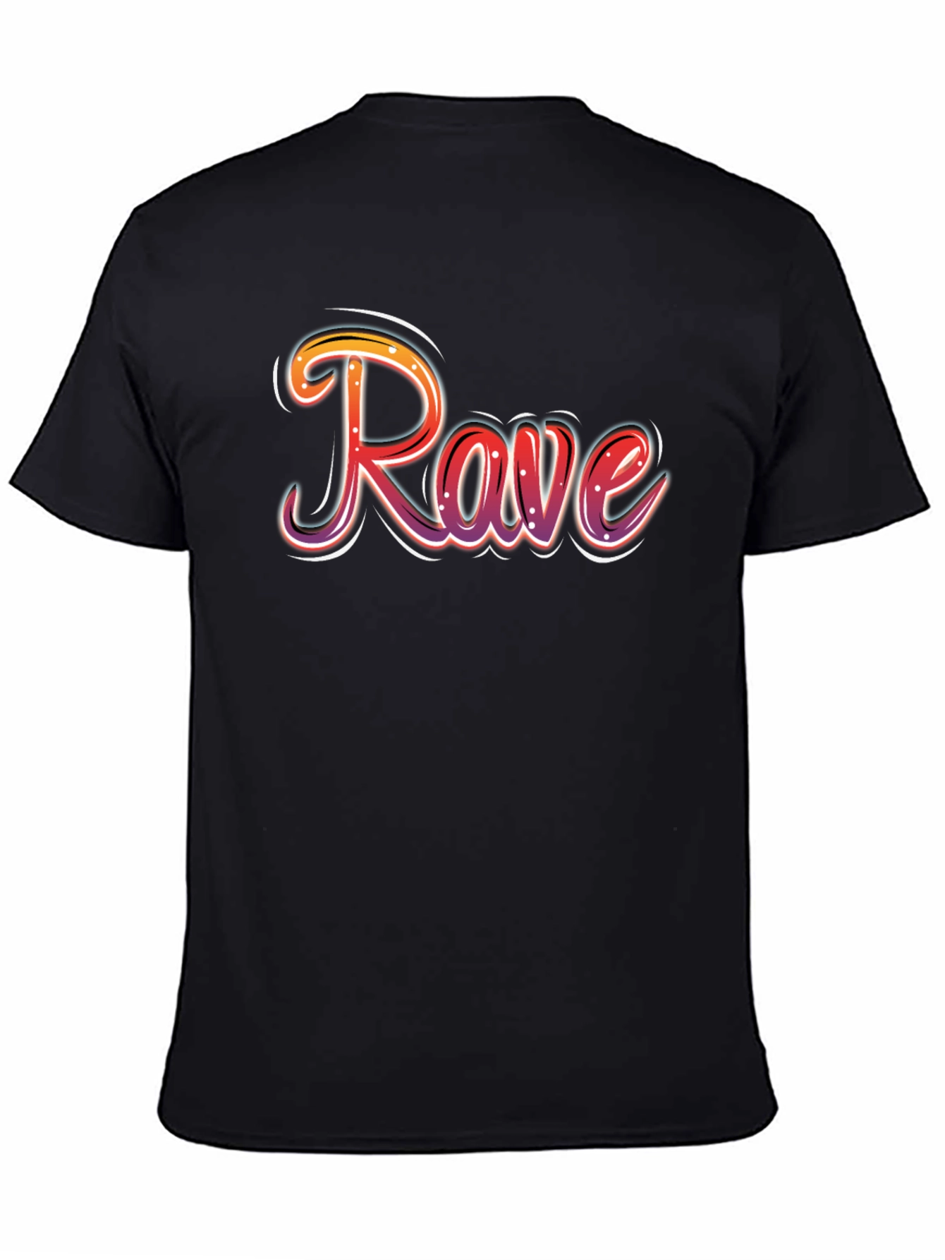 Rave Graphic Black T-Shirt