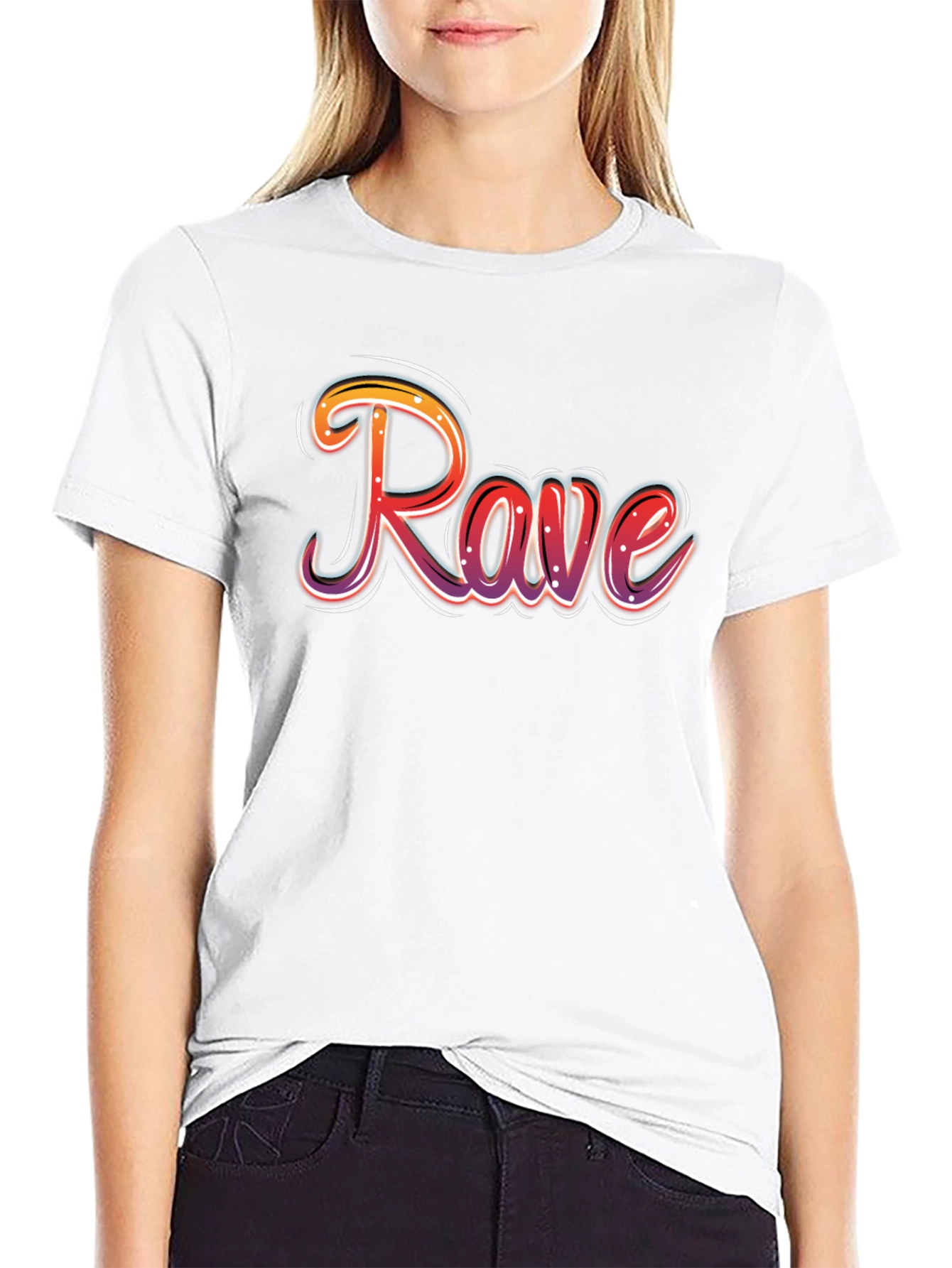 Rave Graphic Black T-Shirt
