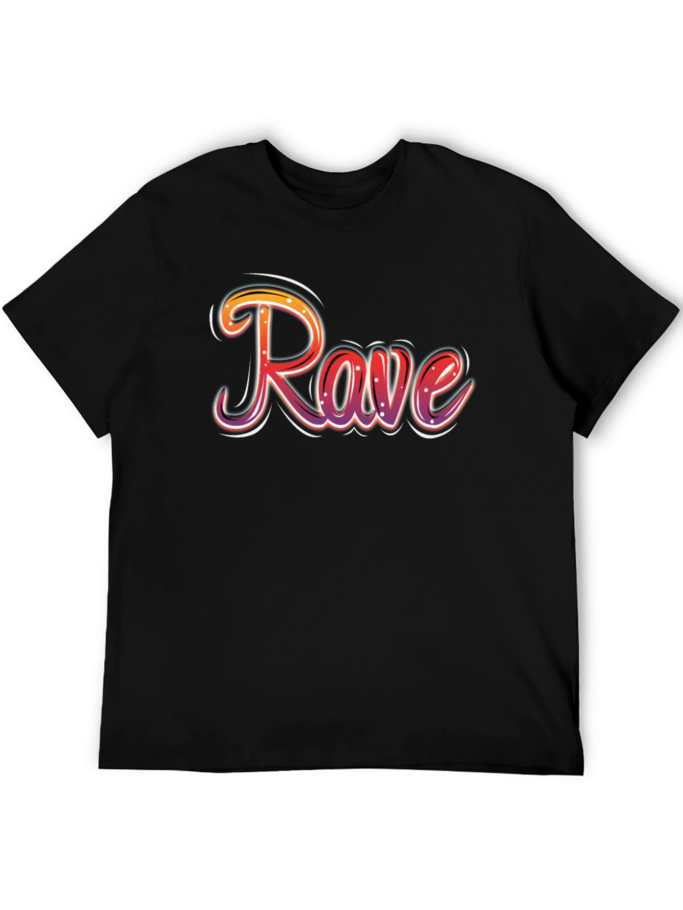 Rave Graphic Black T-Shirt
