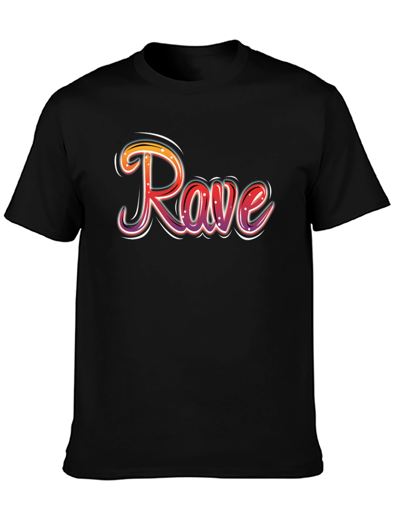 Rave Graphic Black T-Shirt