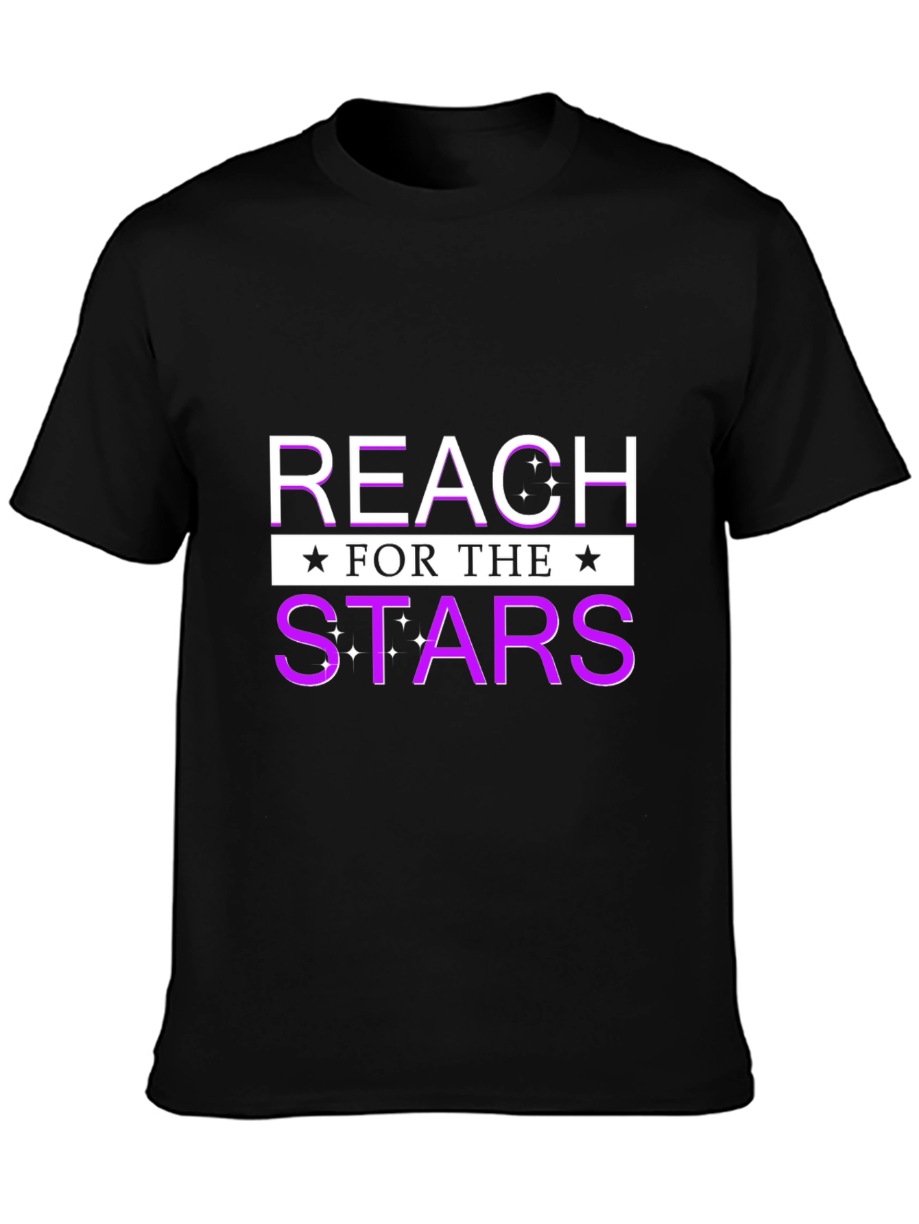 Reach For The Stars Black T-Shirt