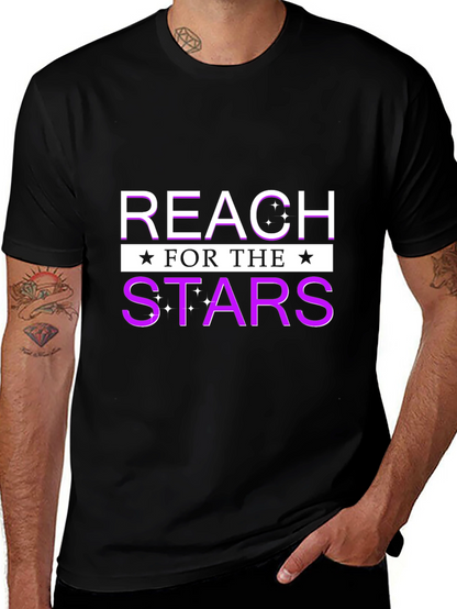 Reach For The Stars Black T-Shirt