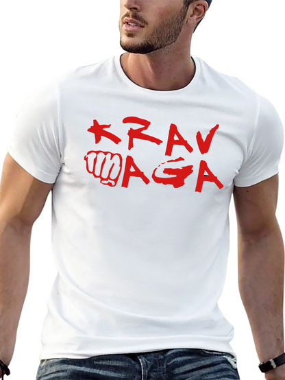 Krav Maga Black T-Shirt Martial Arts Self Defense