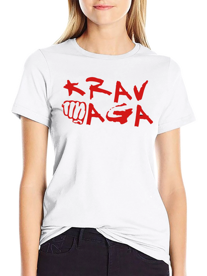Krav Maga Black T-Shirt Martial Arts Self Defense