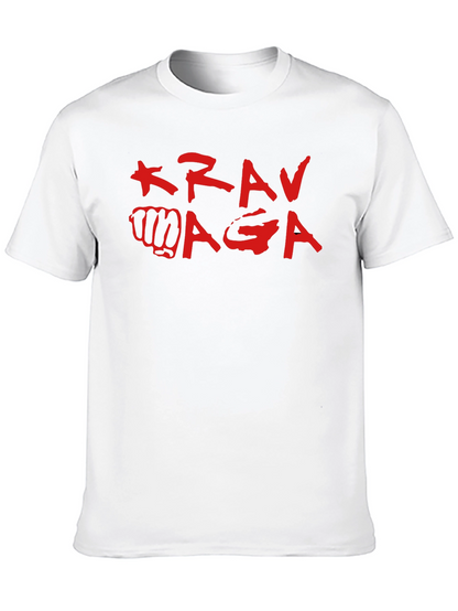 Krav Maga Black T-Shirt Martial Arts Self Defense