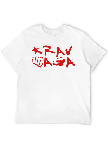 Krav Maga Black T-Shirt Martial Arts Self Defense