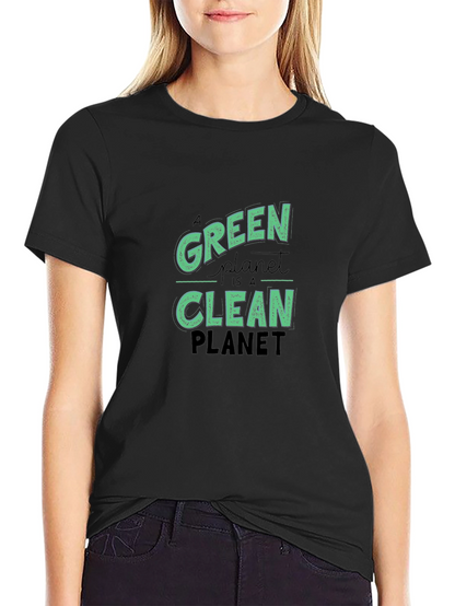 Green Planet T-Shirt - Eco Friendly Design