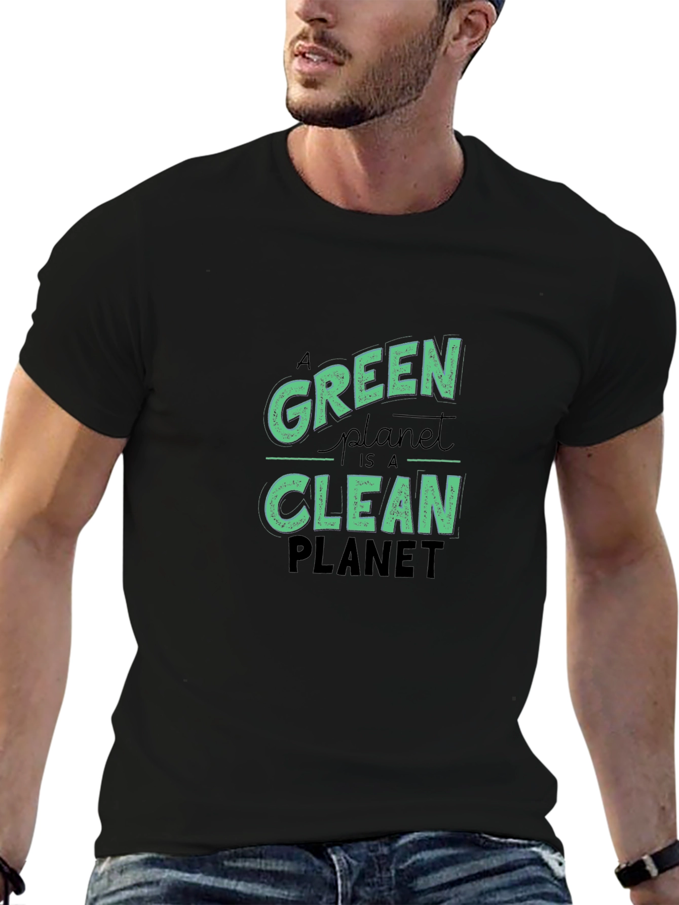 Green Planet T-Shirt - Eco Friendly Design