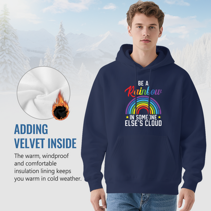 Be A Rainbow Inspirational Hoodie