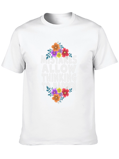 Mistakes Allow Thinking to Happen Graphic Tee