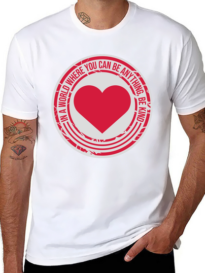 Kindness Heart Graphic Tee - Inspirational Design