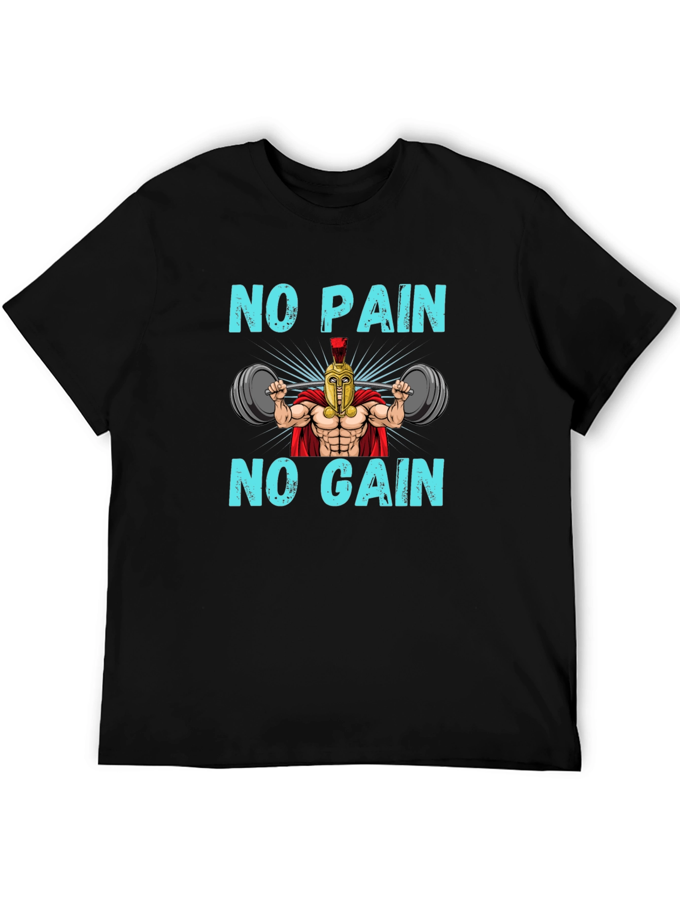 No Pain No Gain Spartan Gym T-Shirt