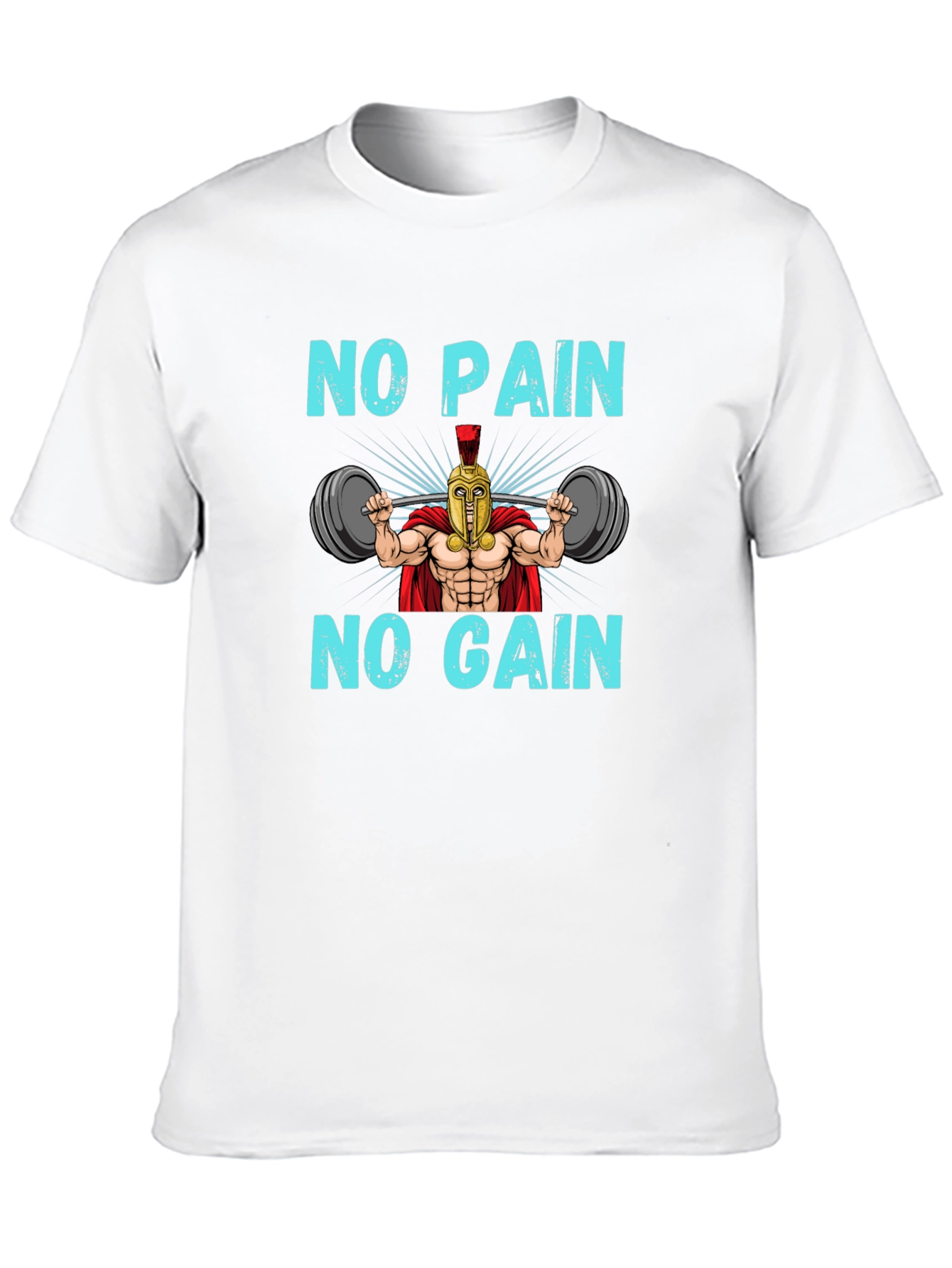 No Pain No Gain Spartan Gym T-Shirt