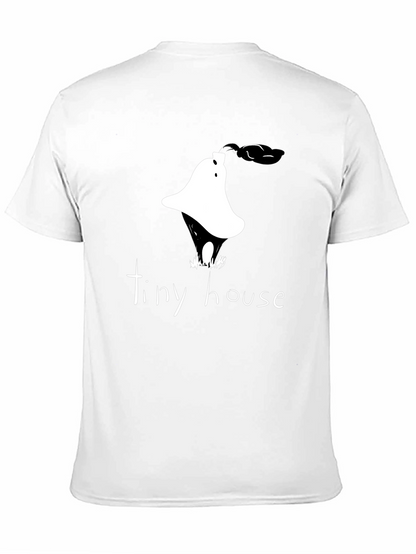 Tiny House Graphic Tee - Unique Design Casual Wear