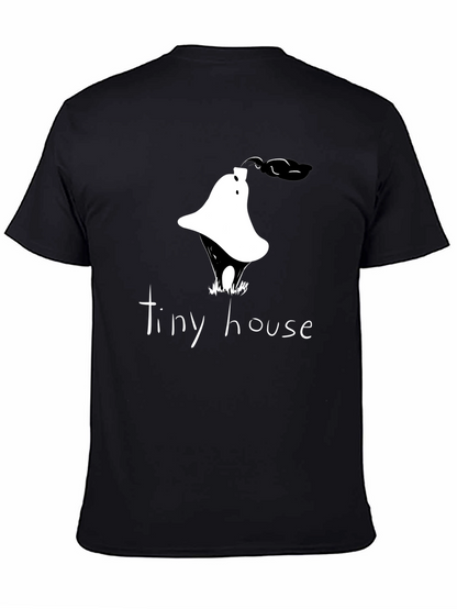 Tiny House Graphic Tee - Unique Design Casual Wear