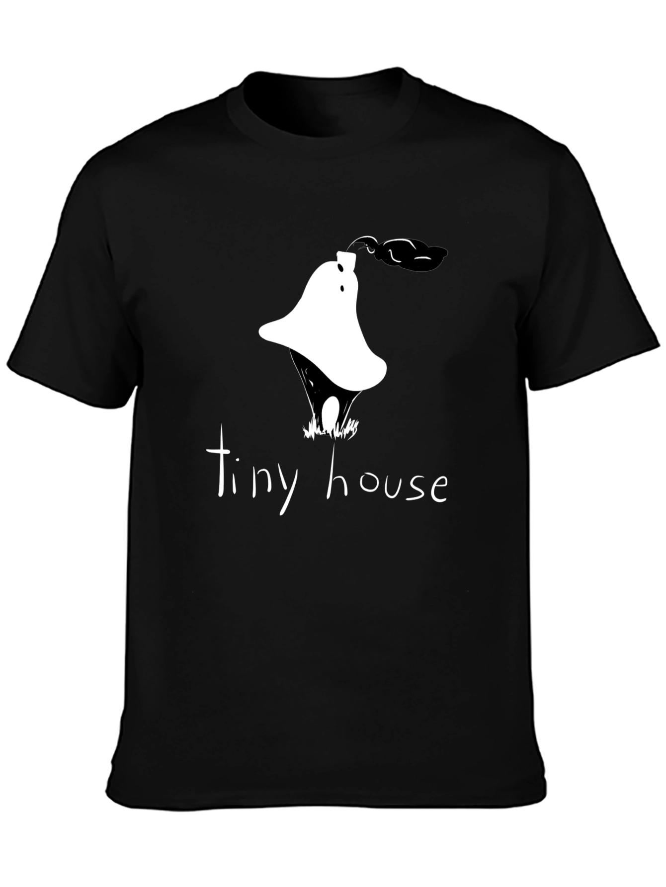 Tiny House Graphic Tee - Unique Design Casual Wear