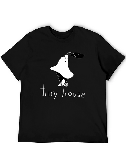 Tiny House Graphic Tee - Unique Design Casual Wear
